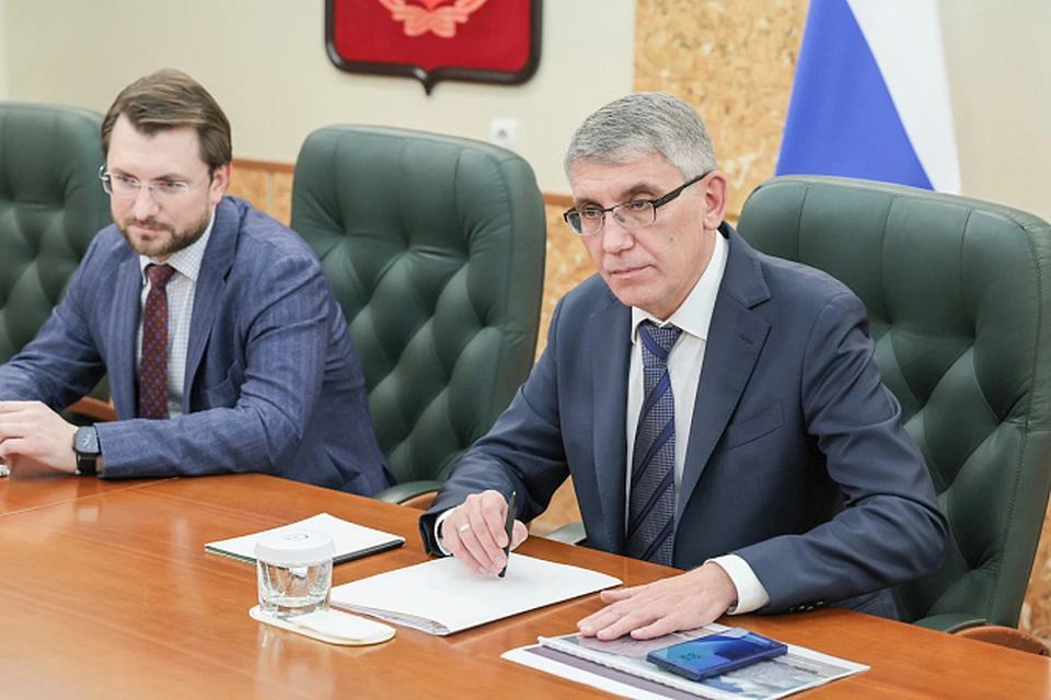 Губернатор Дмитрий Миляев провел в Москве встречу с руководством ООО «Хавейл Мотор Мануфэкчуринг Рус». Фото: пресс-служба правительства Тульской области.