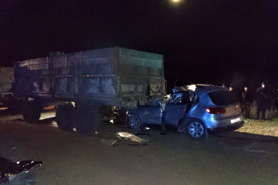 Водитель иномарки погиб в ДТП на трассе в Новосибирской области. Фото: ГАИ Новосибирской области