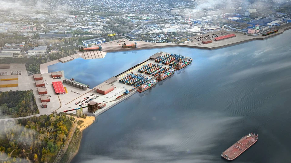 В состав ОЭЗ «Кулибин» вошла новая площадка на Бору с собственным портом. ФОТО: телеграм-канал Глеба Никитина.