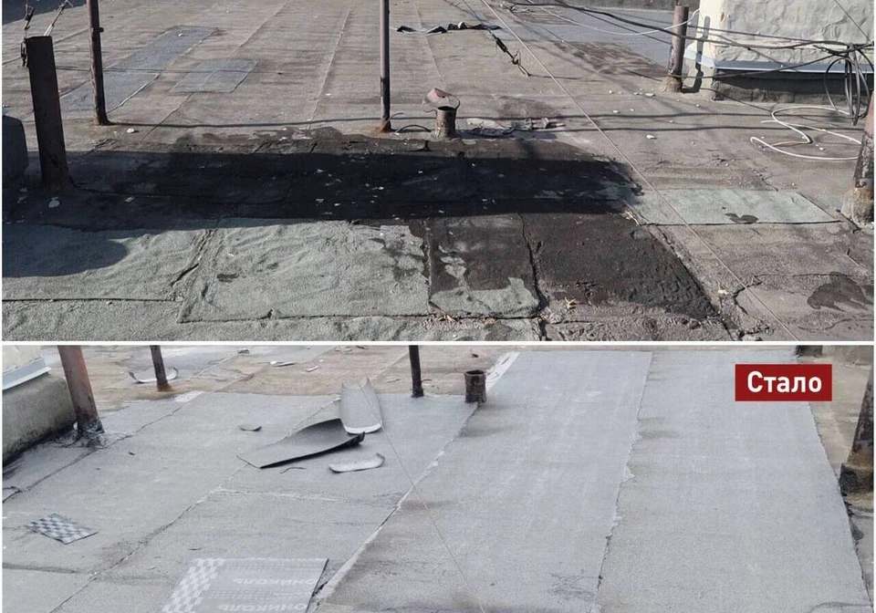 Локальный ремонт участка крыши над квартирами № 61 и № 62 должен быть полностью завершён до 10 ноября. ФОТО: Народный фронт УО