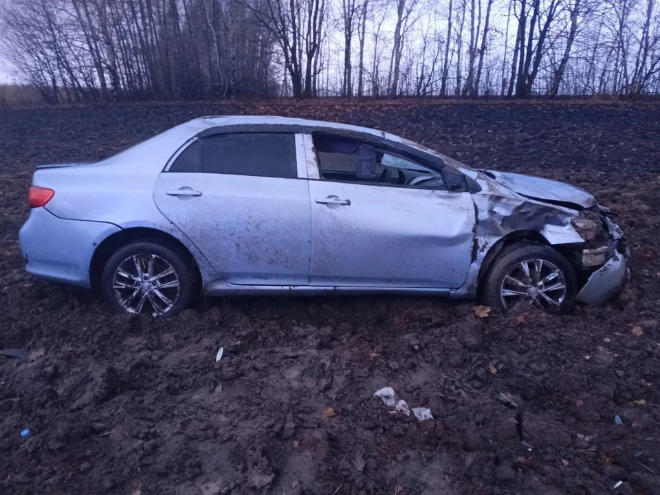 Водитель потерял управление