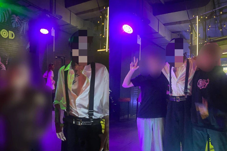 Парень в костюме клоуна распылил баллончик на танцполе. Фото: Предоставлено организаторами