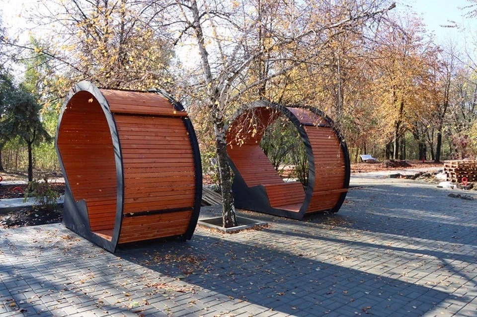 Парк «Энергетиков» в Донецке благоустроят до конца года. Фото: ТГ/Чертков