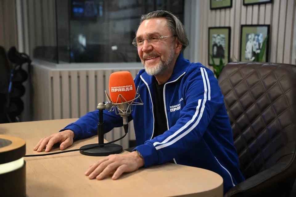 Сергей Шнуров в студии Радио "Комсомольская правда"