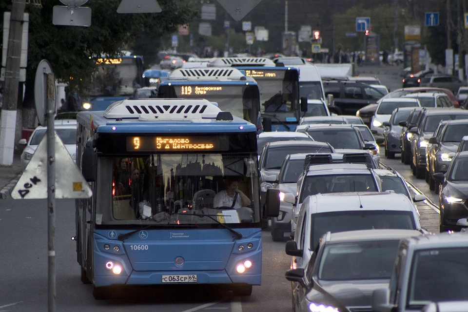 Автобус на Тверском проспекте