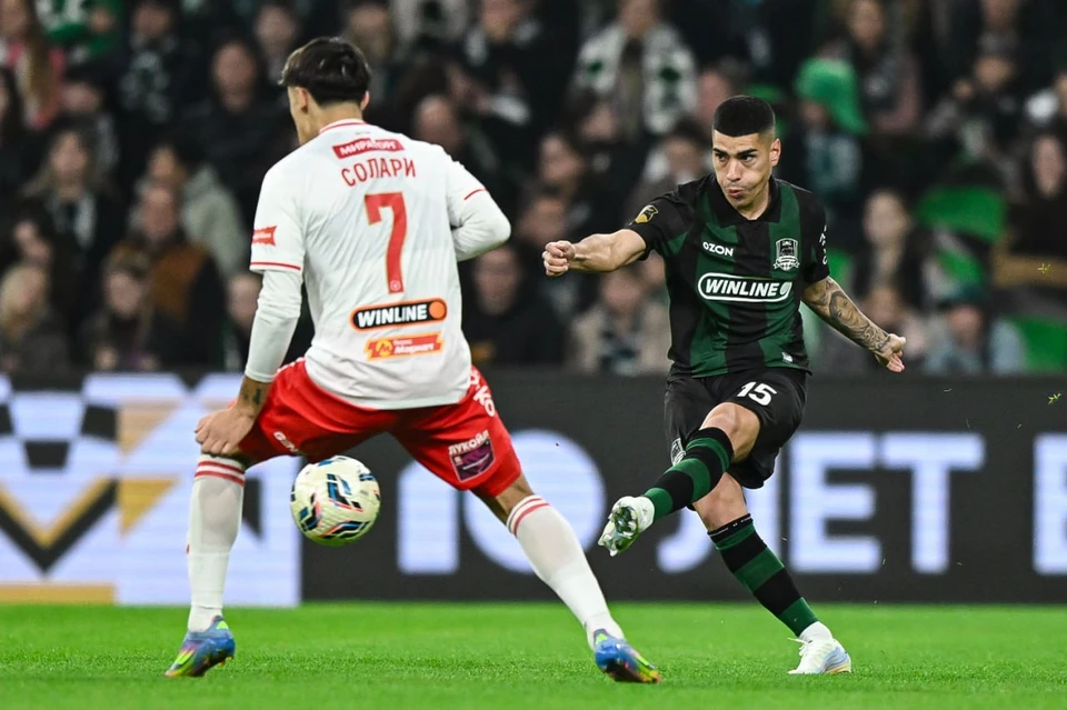 Игра выдалась очень напряженной. Фото: t.me/fckrasnodar