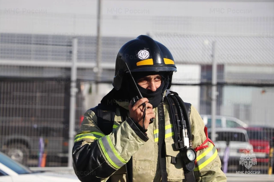 Пожар потушили. Фото: МЧС Кубани