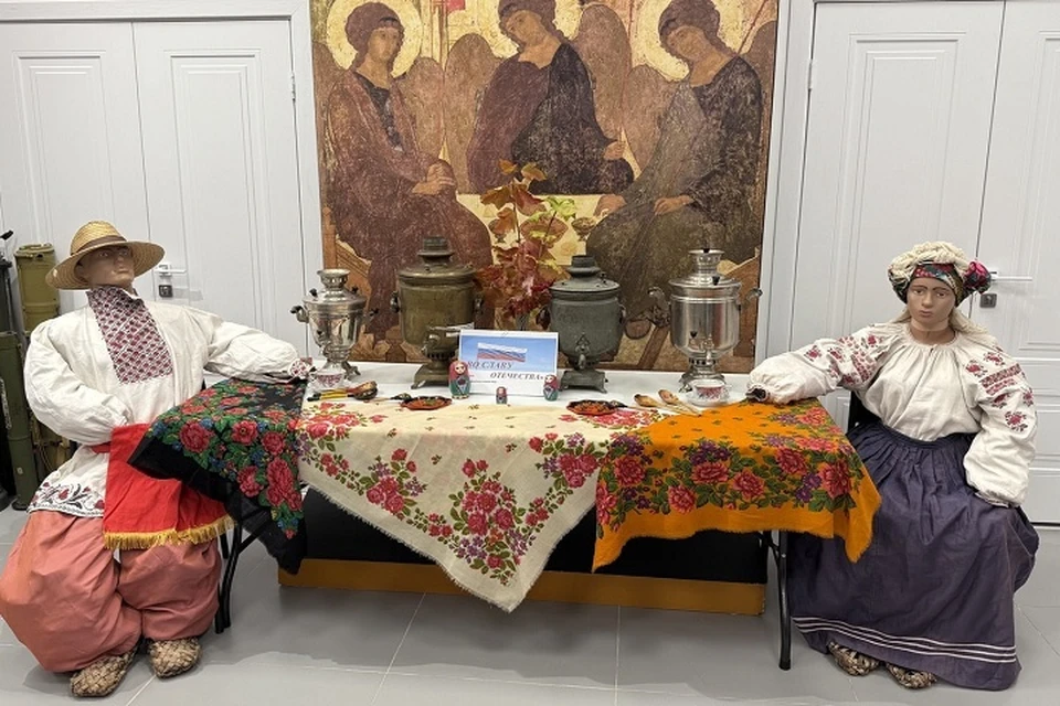 Среди представленных экспонатов есть самовар, который награжден 10-ю медалями на выставке в Париже. Фото: t.me/volnovaha_museum