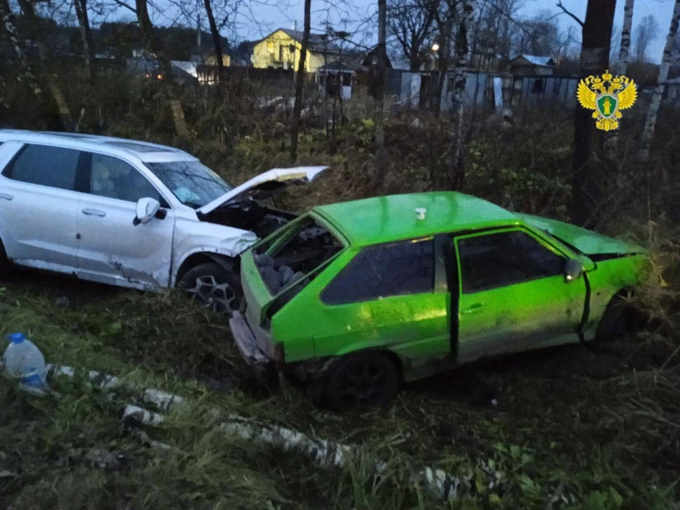 Фото с места ДТП.