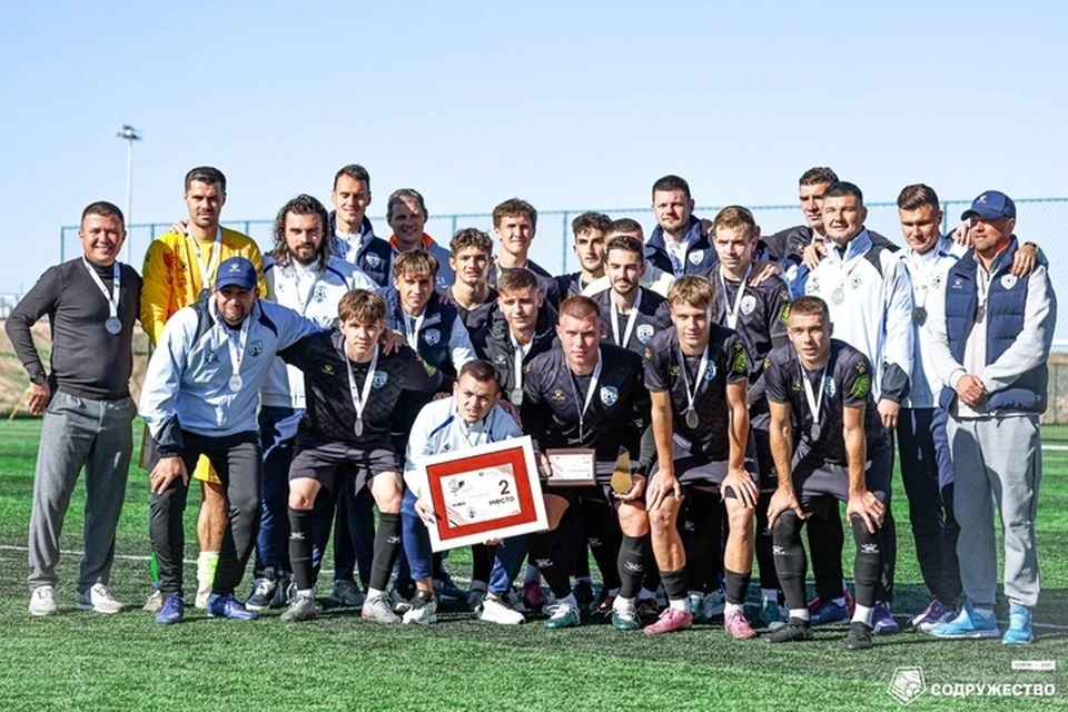Команда "Фрегат" взяла второе место на чемпионате Новороссии. Фото: тг-канал Владимира Сальдо
