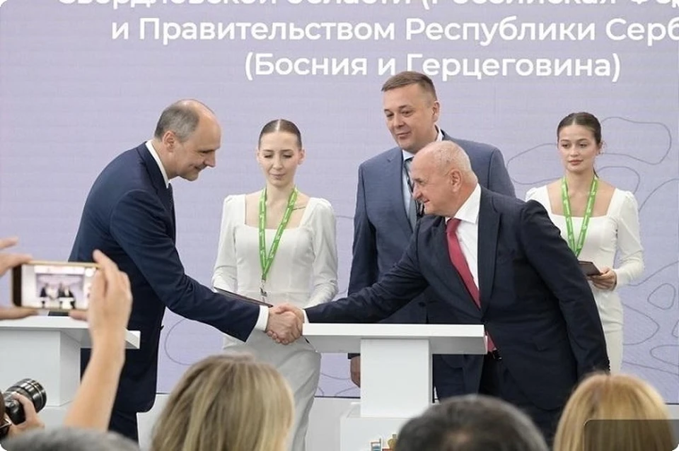 Соглашение было заключено в рамках выставки. Фото: Департамент информационной политики Свердловской области