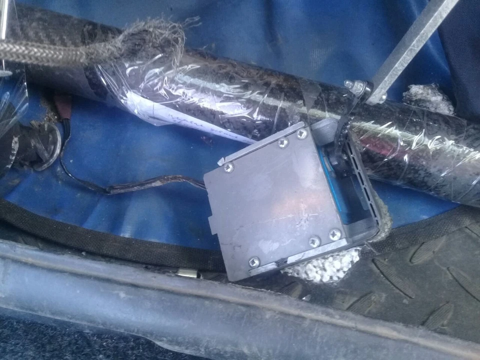 Обломки дрона.