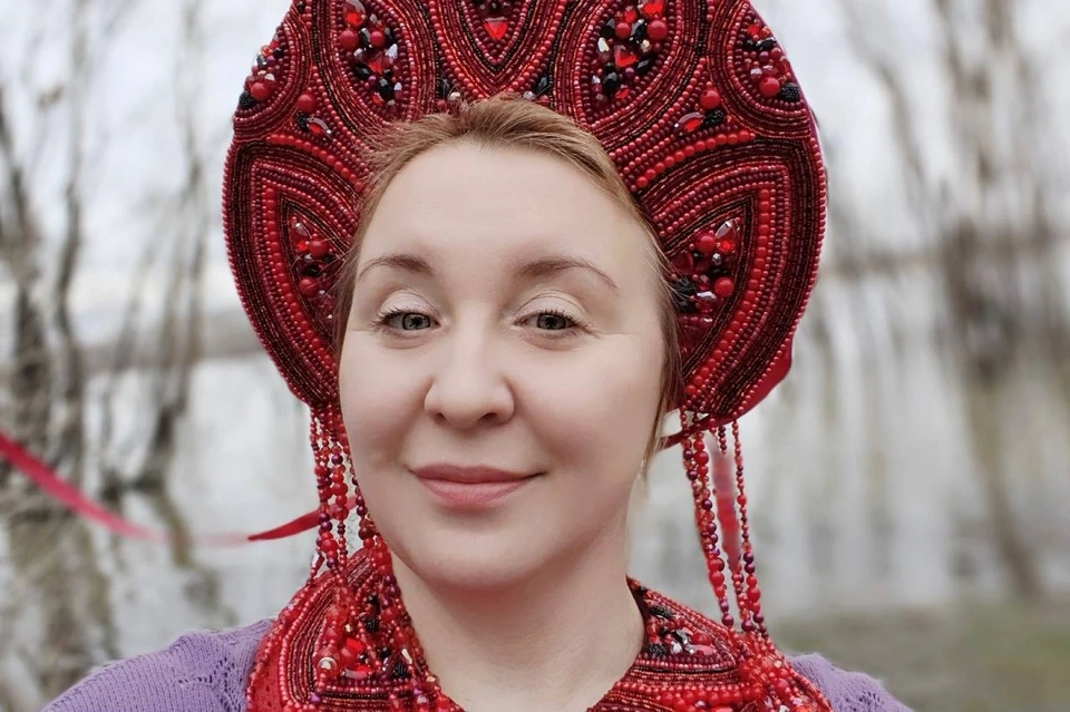 Виктория создает кокошники более 10 лет. Фото: предоставлено Викторией Гизбрехт.