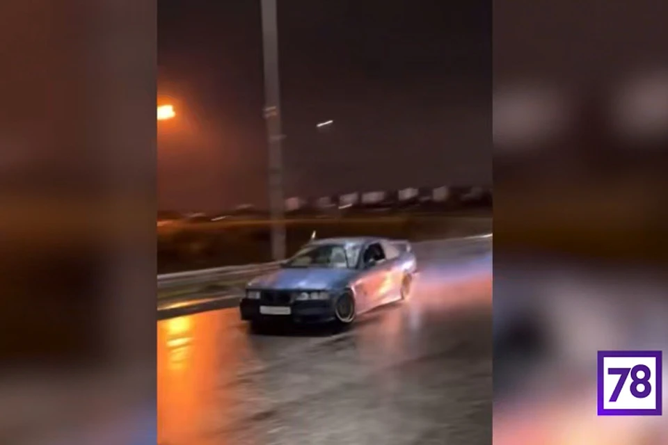 Блогер Виталий Иванов был пойман и оштрафован полицией Ленинградской области. Скриншот видео 78.ru