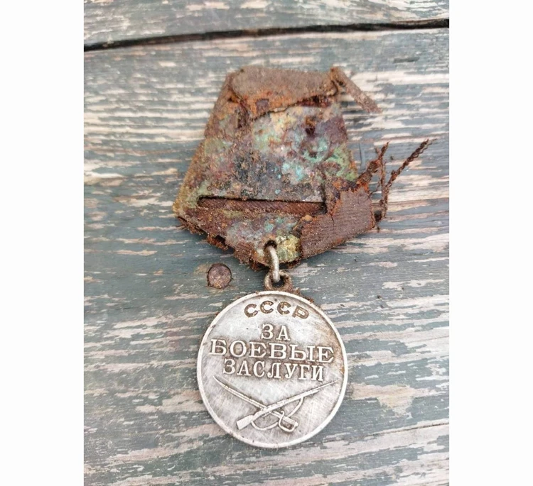 Районная газета помогла найти потомков красноармейца, «обронившего» медаль в Печорском районе