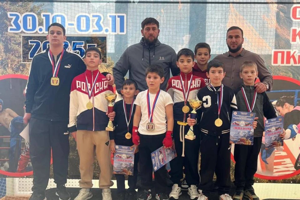 Семь золотых медалей завоевали кисловодские спортсмены на турнире по кикбоксингу. Фото: пресс-служба администрации Кисловодска