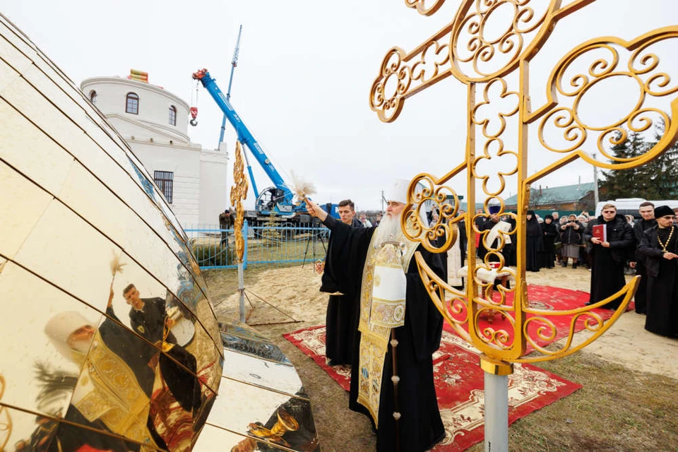 В Ульяновской области восстанавливают сгоревший старинный храм | ФОТО: Симбирская епархия