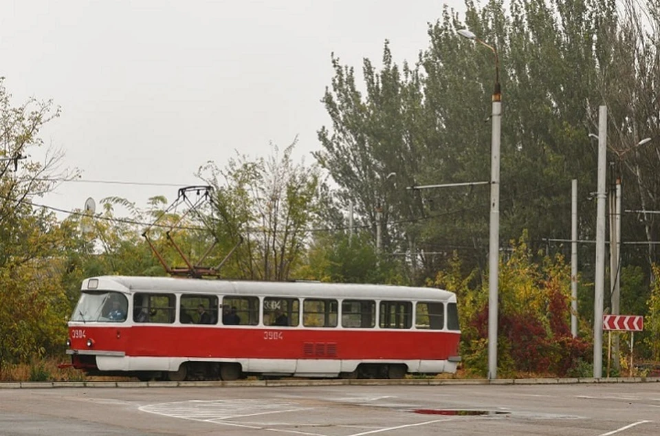 В Донецке продолжают восстанавливать транспортную инфраструктуру. Фото (архив): ТГ/Кулемзин
