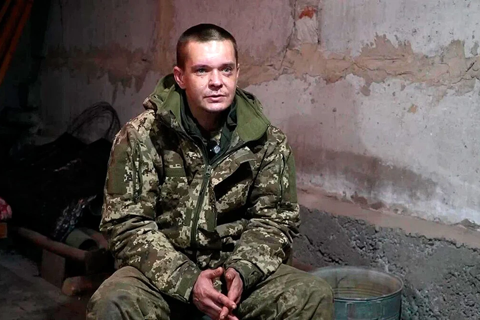 Пленный солдат ВСУ Павел Сергеевский