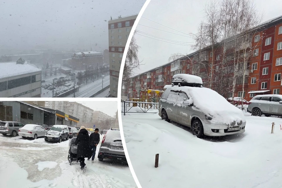 Снег идет уже несколько дней подряд. Фото: Анастасия ГОЛОВАНОВА / Надежда РЫЖКИНА