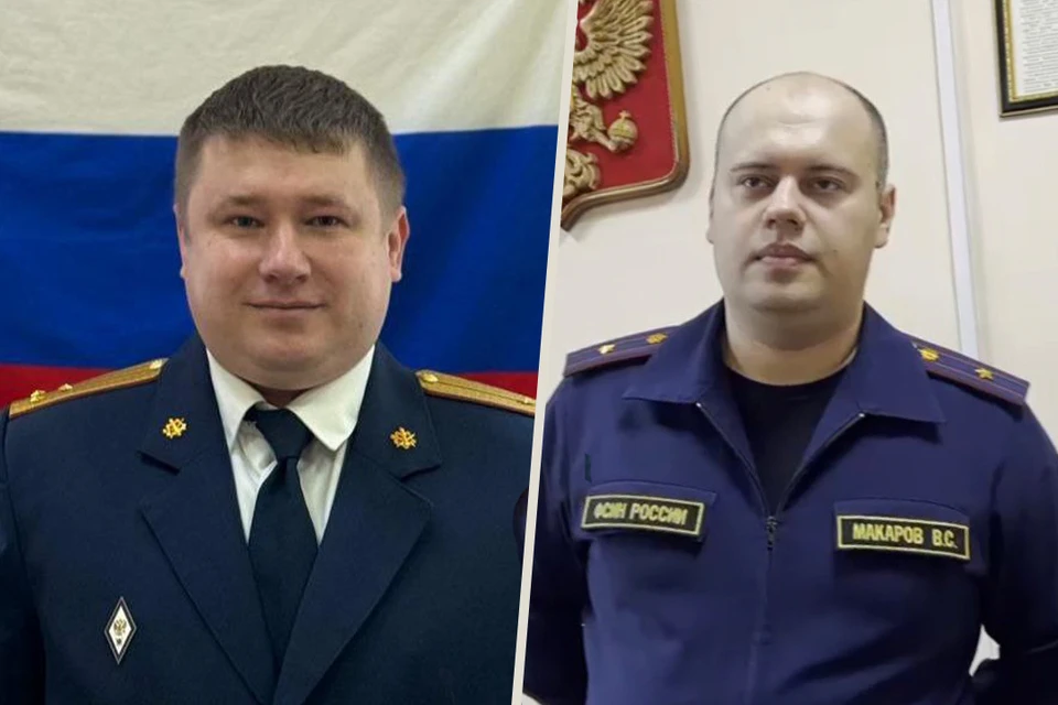 Роман Чакилев и Виталий Макаров в тот вечер возвращались из Кунгура в Пермь со служебного задания и первыми оказались на месте аварии. Фото предоставлено ГУФСИН.