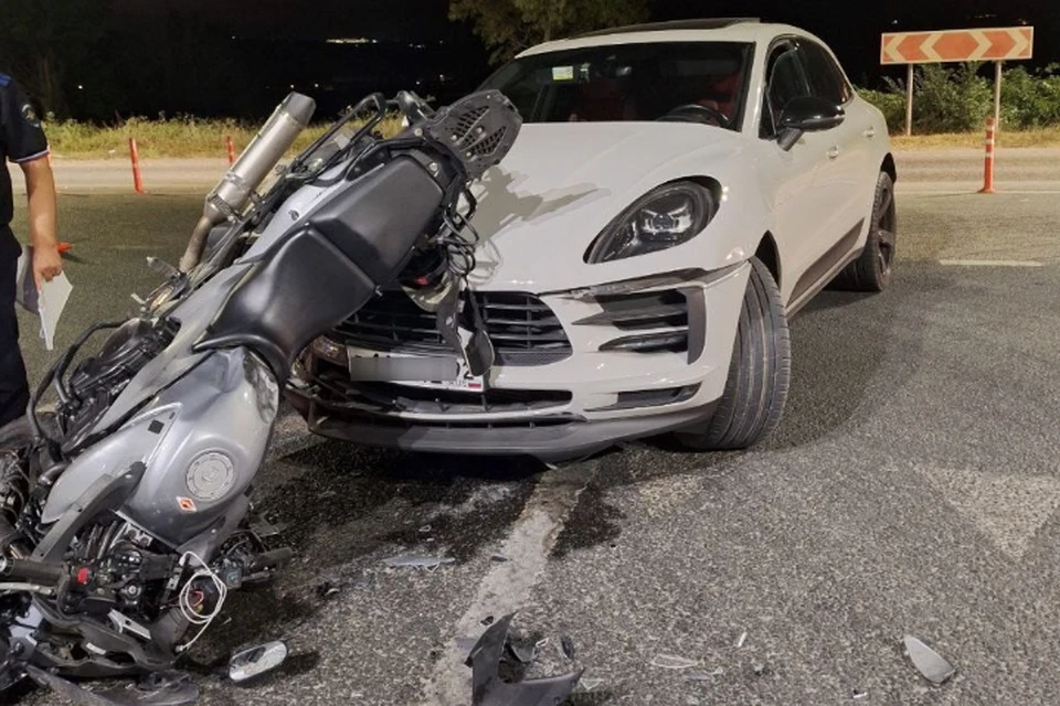 Водитель автомобиля не пропустил мотоциклиста. Фото: прокуратура Севастополя/Tg