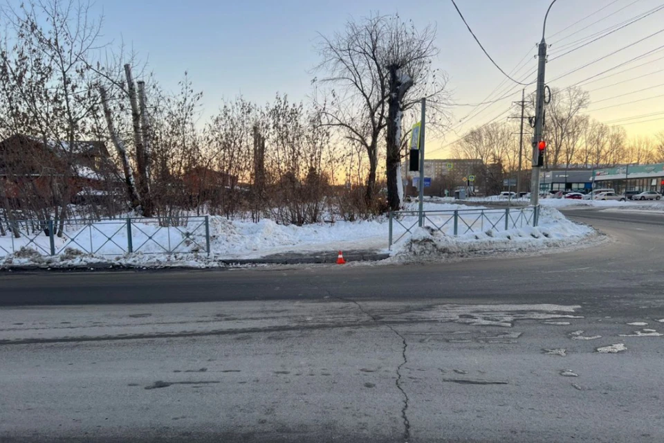 Девочка попала в больницу. Фото: ГАИ по Новосибирску