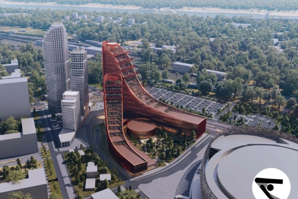 Эскиз архитектурного бюро Valode & Pistre