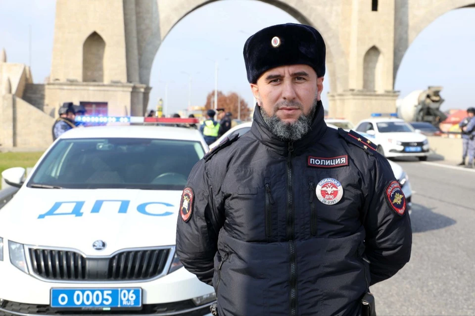 Жители Чечни попросили наградить сотрудника ГАИ Ингушетии. Фото: ГУ МВД России по Ингушетии