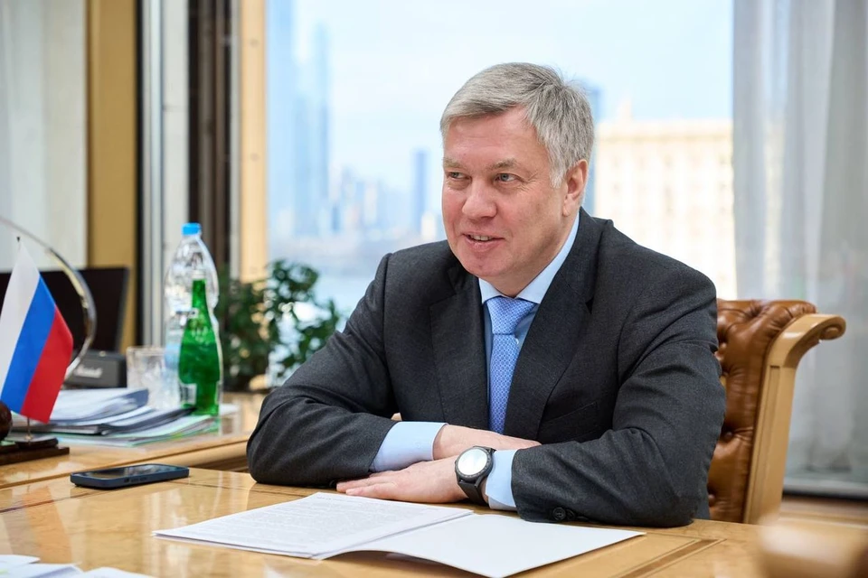 Глава региона провел встречу с Маратом Хуснуллиным | ФОТО: Правительство Ульяновской области
