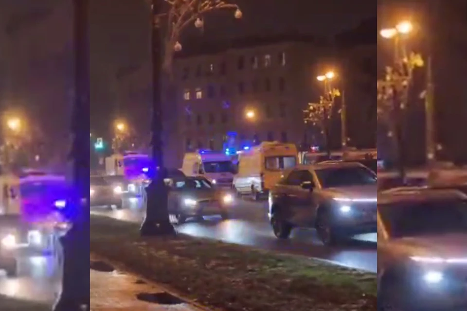 ДТП на Каменноостровском. Фото: t.me/Megapolisonline