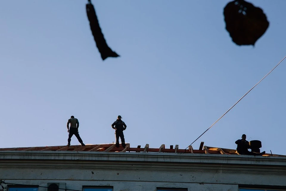 Ремонт крыши не удался