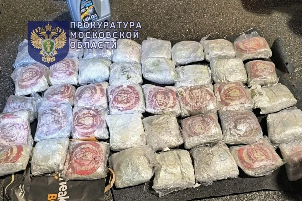 В Кашире задержаны двое соучастников, планировавших сбыть 40 кг наркотиков в РФ