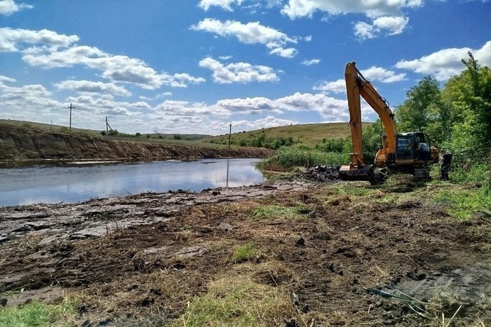Расчистка рек для улучшения водоснабжения ДНР будет завершена до конца 2025 года. Фото: Министерство природных ресурсов и экологии ДНР