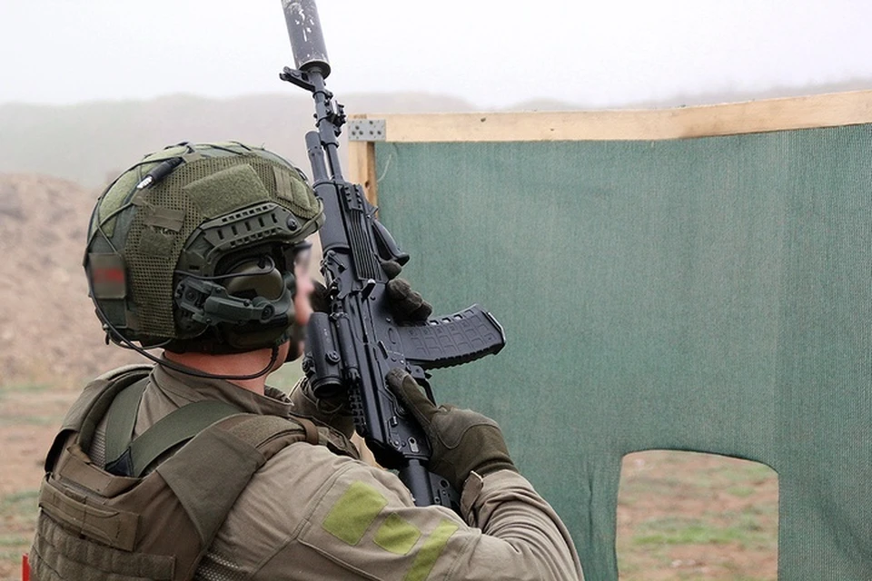 Бойцы спецназа Росгвардии в регионе сдавали экзамен на знак отличия. Фото: управление Росгвардии по Запорожской области