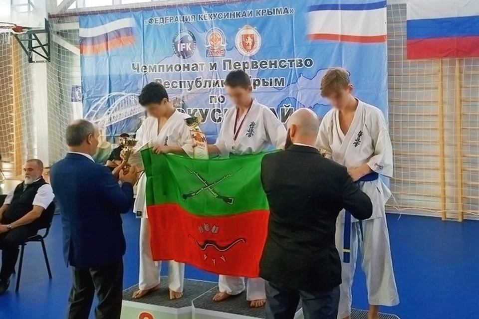 Каратисты Мелитополя отлично выступили в Крыму. Фото: управление Росгвардии по Запорожской области