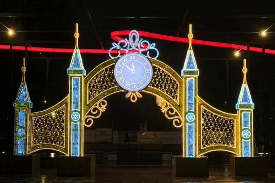 В Ижевске зажглась новогодняя иллюминация. Фото: администрация Ижевска