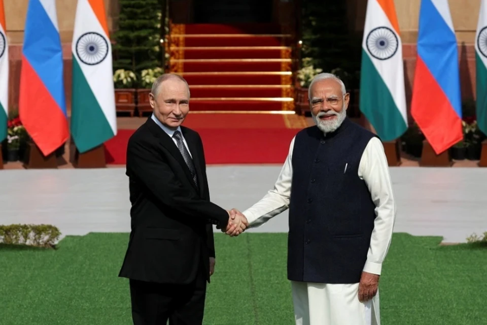 Владимир Путин и Нарендра Моди начали переговоры в Нью-Дели