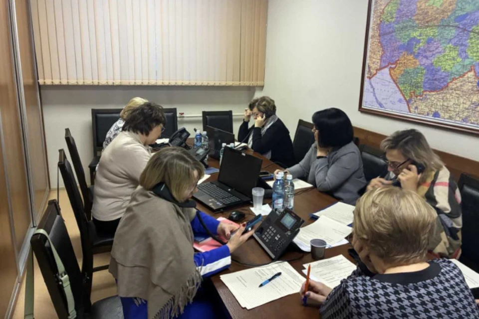 На прямую линию обратились 134 человека. Фото: Пресс-служба правительства Новосибирской области