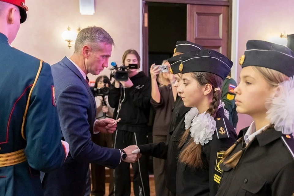 118 школьников вступили в ряды «Юнармии» в Хабаровске Фото: пресс-служба Восточного военного округа