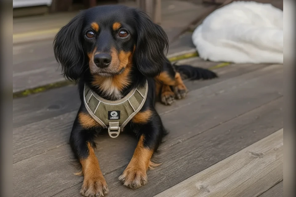 Семья из Красноярска больше трех месяцев не теряет надежду отыскать пропавшего на даче щенка. Фото: личный архив героев публикации.