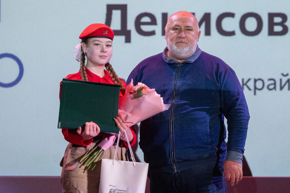 Екатерина Веселовская одержала победу в номинации «Эссе на тему "Династия военных"». Фото: фонд «Защитники Отечества»