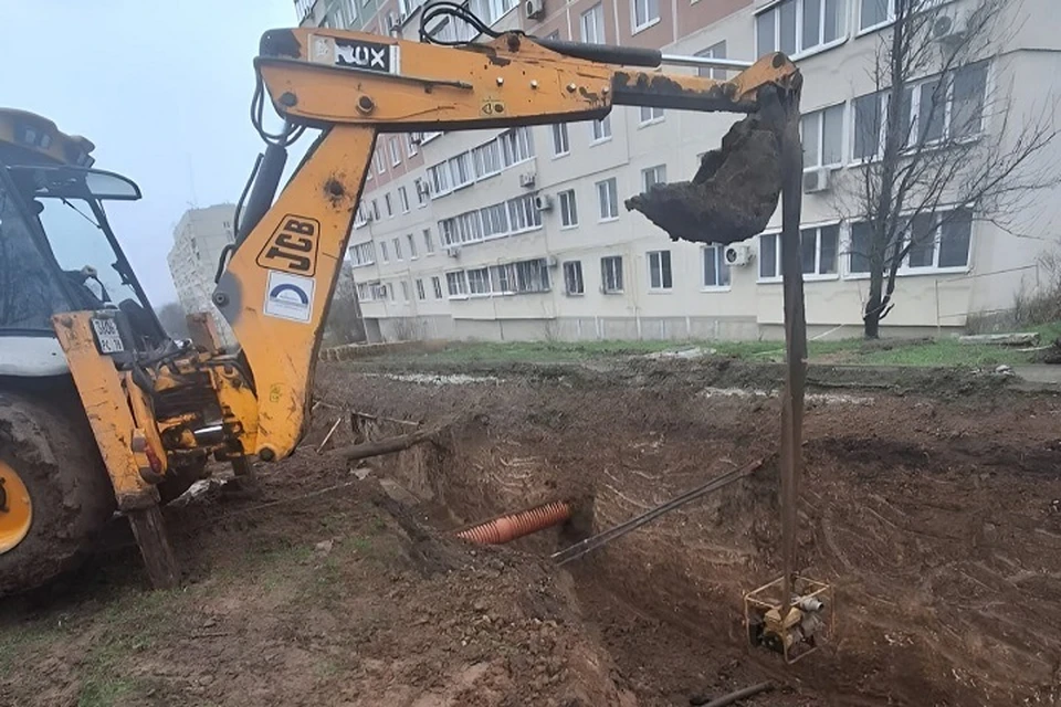 В Мариуполе заменили водопровод для восьми тысяч жителей Жовтневого района. Фото: Минстрой ДНР