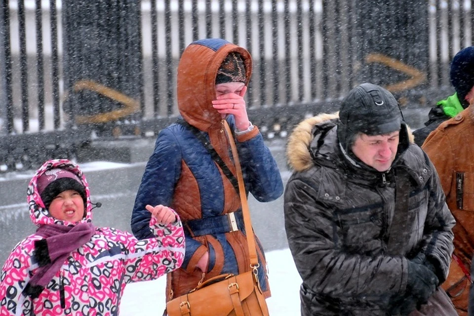Метель с сильным ветром ожидается в Магадане 14 декабря