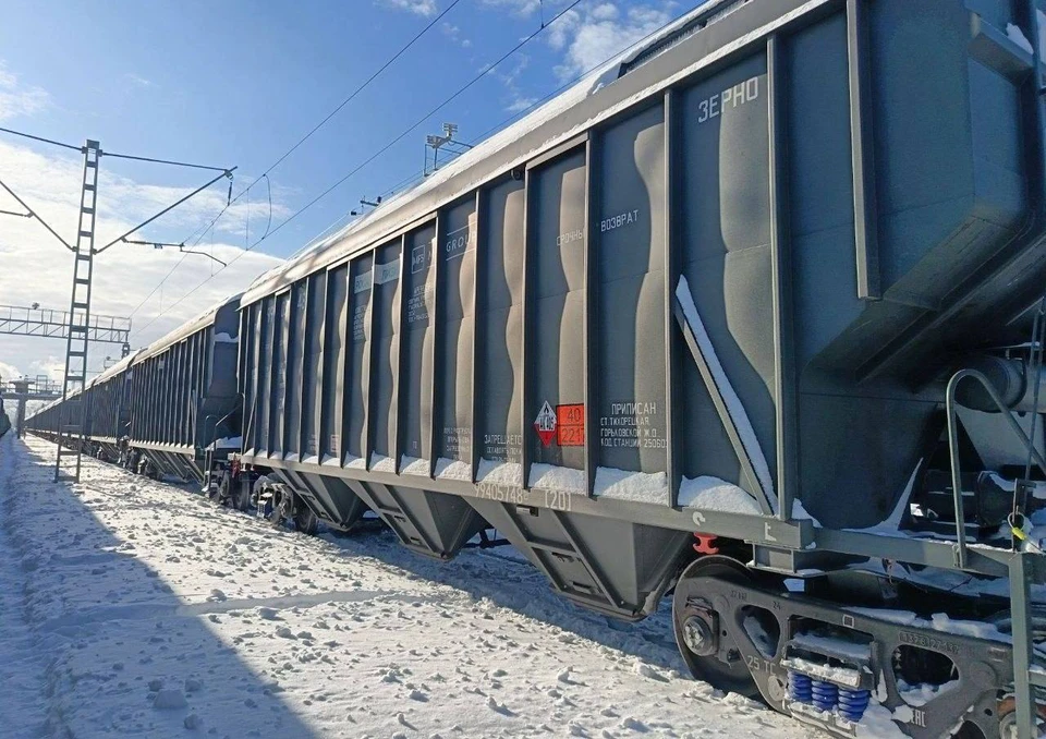 Еще четыре состава отправятся по этому маршруту в феврале. Фото: пресс-служба ГЖД