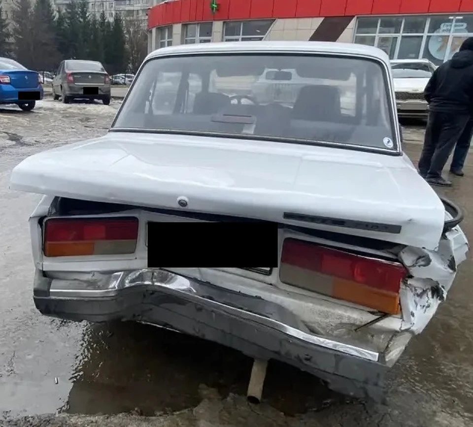 В ДТП пострадал один из водителей