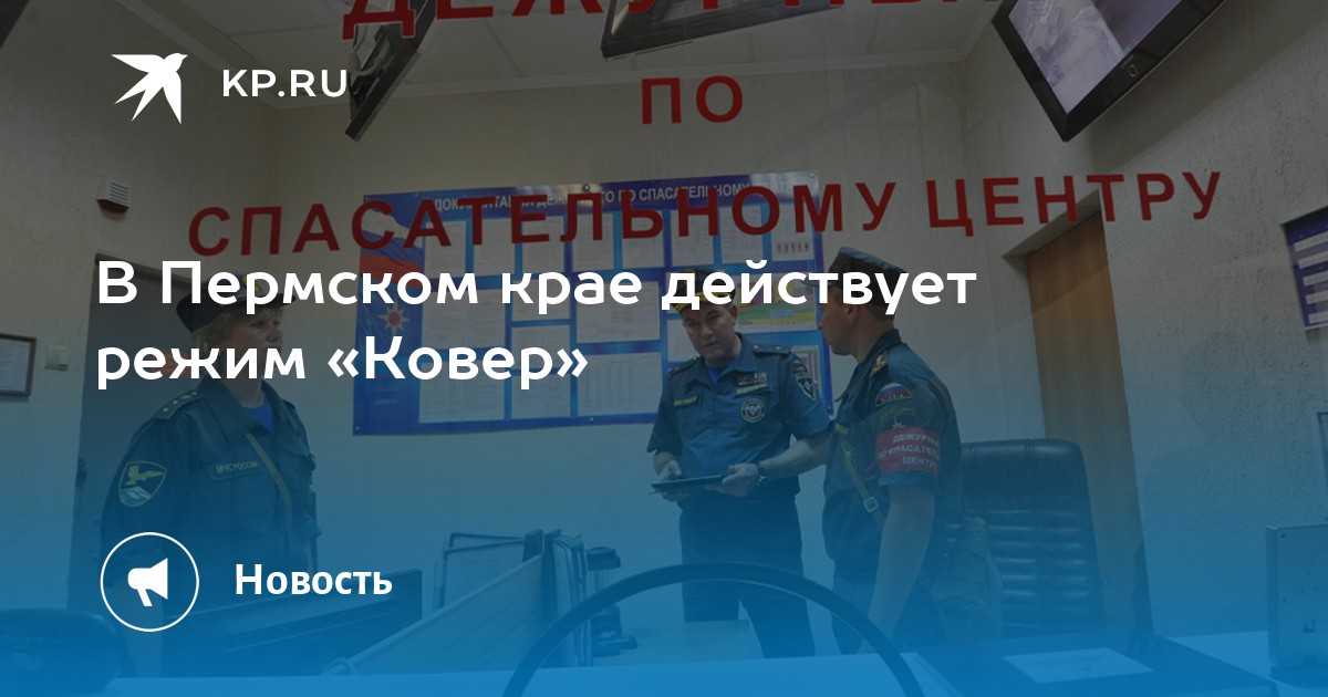 В Пермском крае действует режим «Ковер»