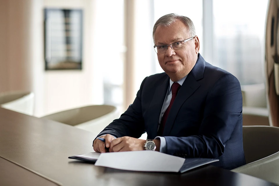 Президент-председатель правления ВТБ Андрей Костин. Фото: Пресс-служба Банка ВТБ (ПАО)