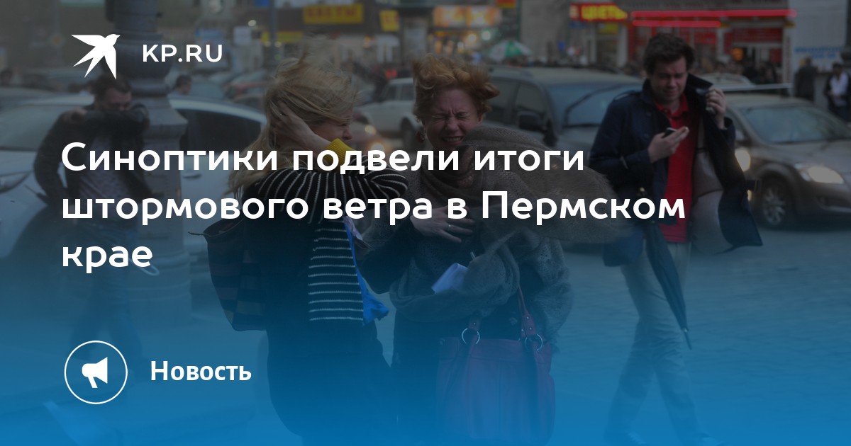Синоптики подвели итоги штормового ветра в Пермском крае