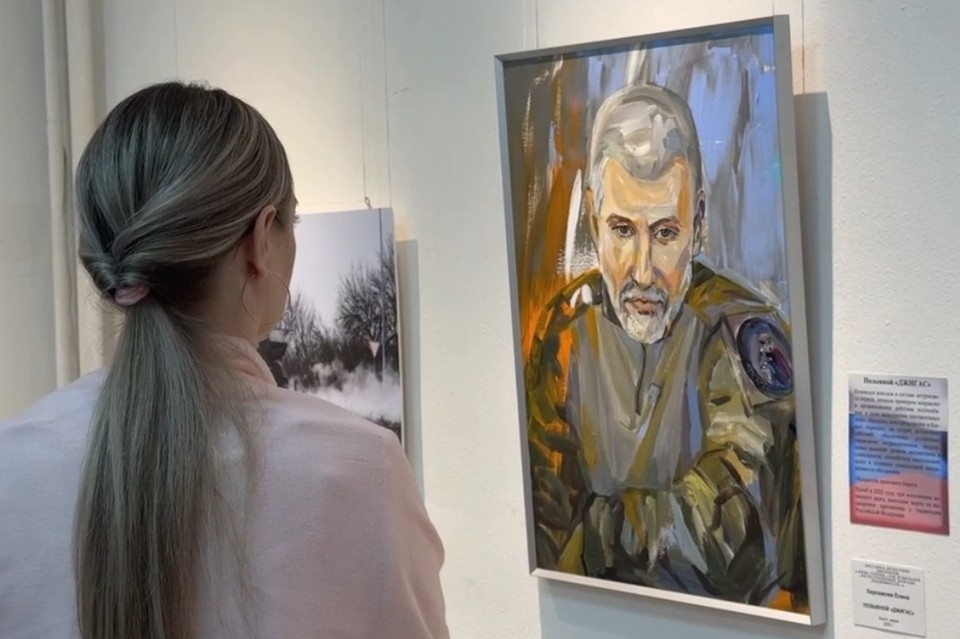 Художница черпает вдохновение из рассказов сына-участника боевых действий